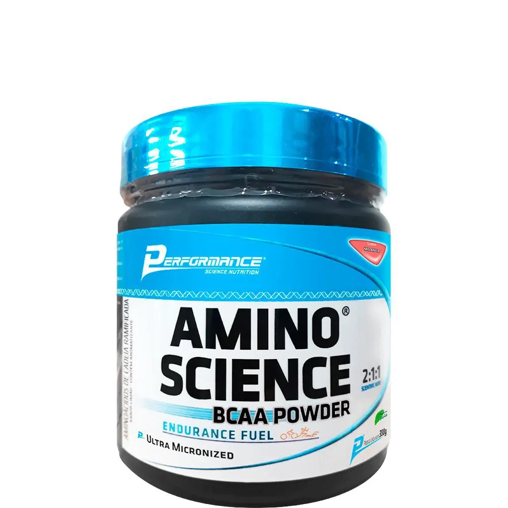 Bcaa em Pó Amino Science 300G – Performance Nutrition Limão — | Farmácia Resyla