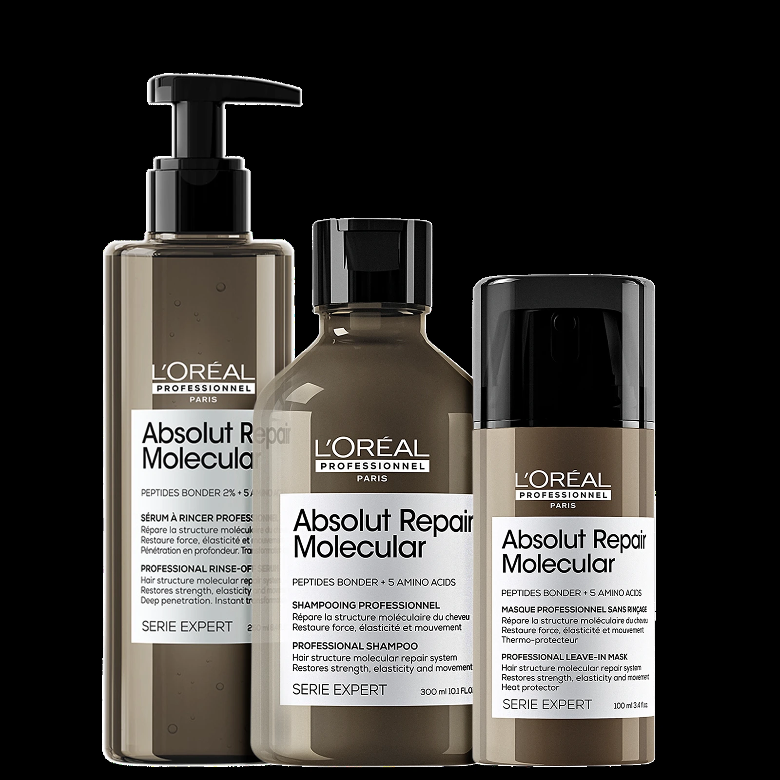 Kit L’Oréal Professionnel Absolut Repair Molecular Total (3 Produtos) — | Farmácia Resyla
