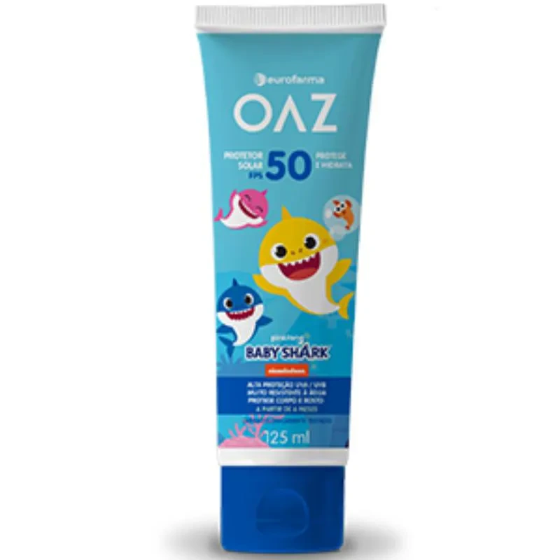Protetor Solar Baby Shark Fps 50 125ml – Eurofarma — Eurofarma | Farmácia Resyla
