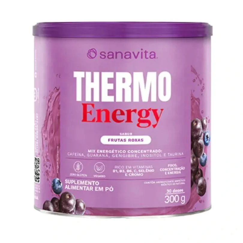 Thermo Energy 300g – Sanavita Frutas Roxas — Sanavita | Farmácia Resyla