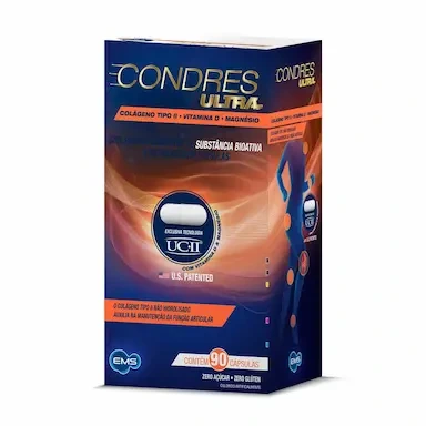 Suplemento Alimentar Condres Ultra Colágeno Tipo ll + Vitamina D – 90 cápsulas — Condres | Farmácia Resyla