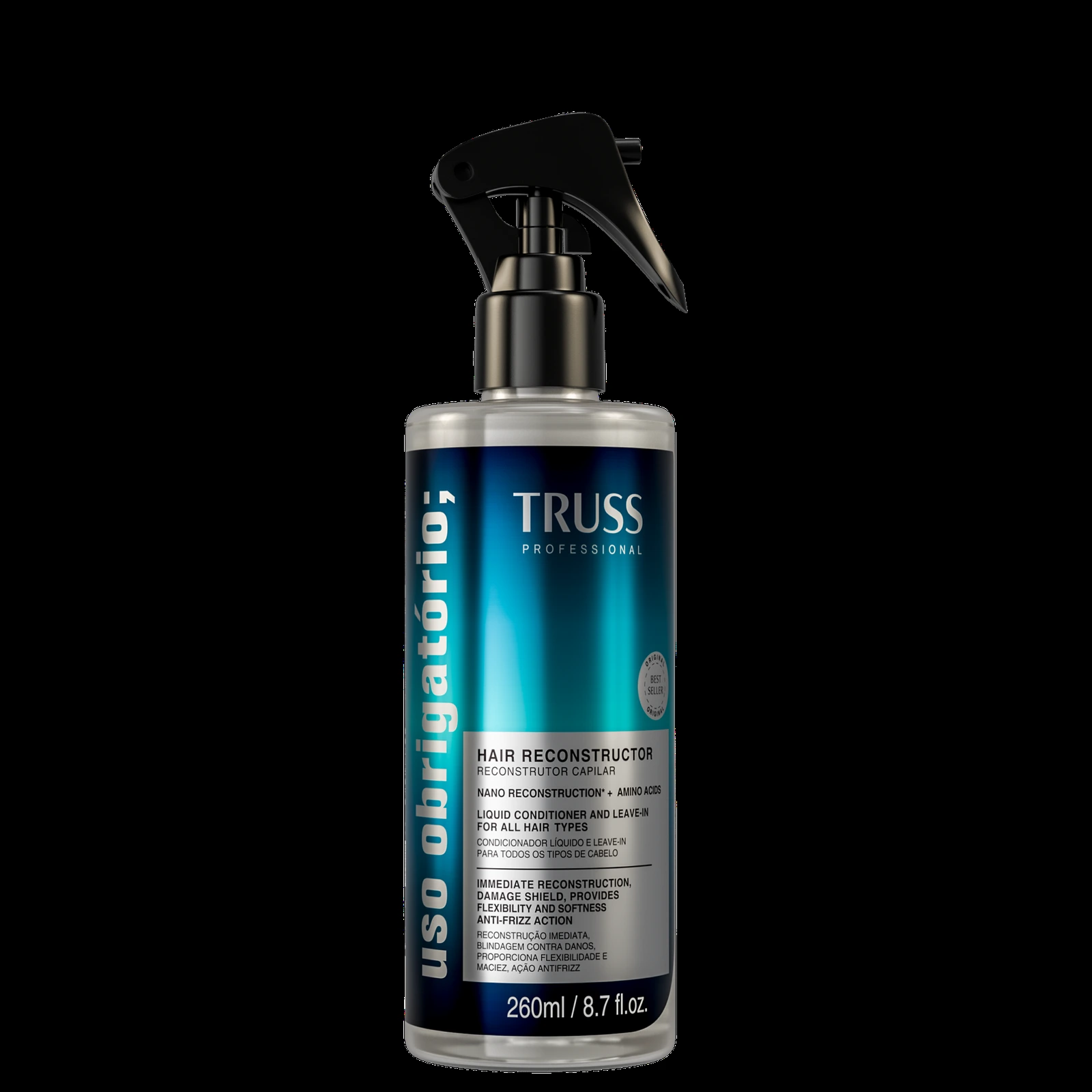 TRUSS Uso Obrigatório – Tratamento Reconstrutor 260ml — Truss | Farmácia Resyla