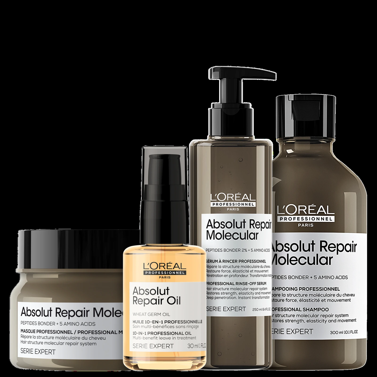 Kit L’Oréal Professionnel Absolut Repair Molecular + Repair Oil (4 Produtos) — | Farmácia Resyla