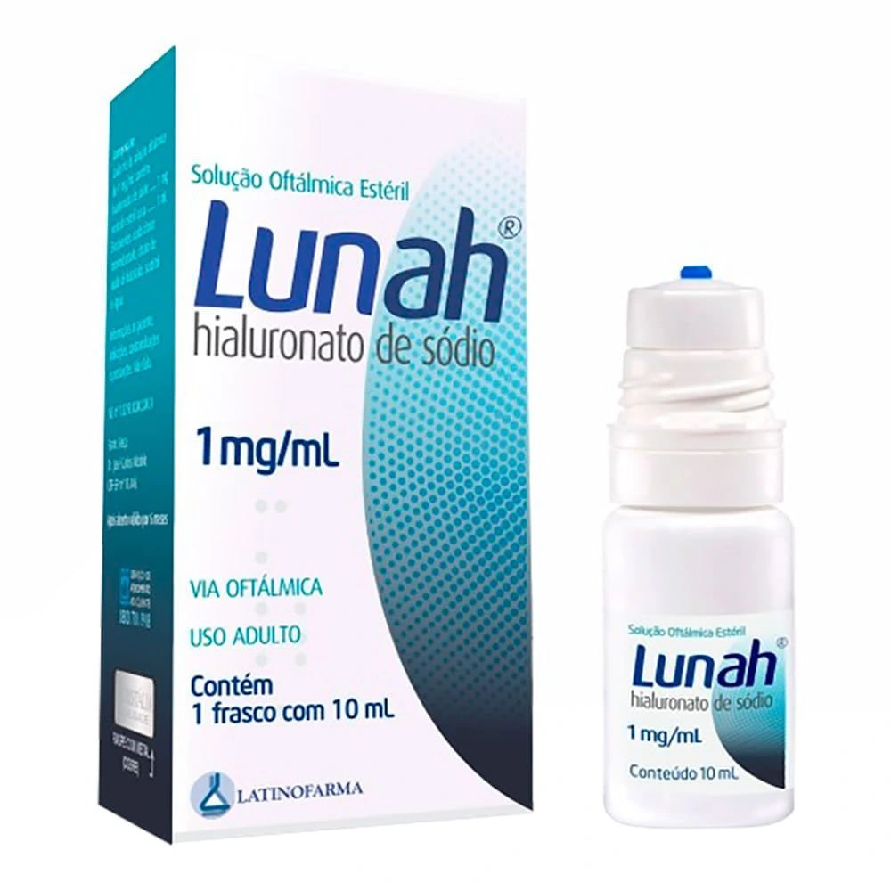 Lunah 1mg/ml Solução Oftálmica Gotas 10ml — | Farmácia Resyla