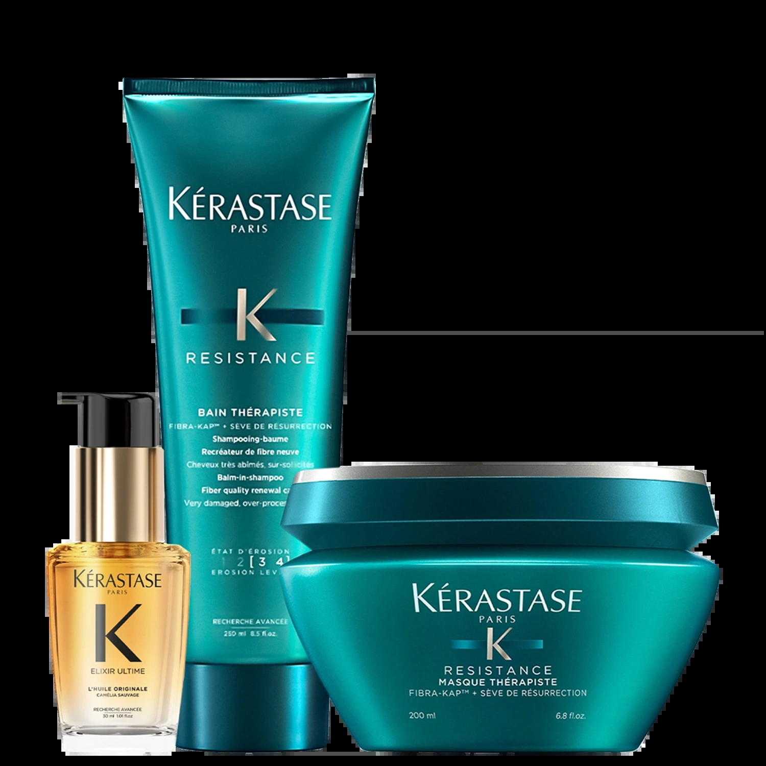 Kit Kérastase Résistance Elixir Ultime L’Huile Originale (3 Produtos) — Kérastase | Farmácia Resyla