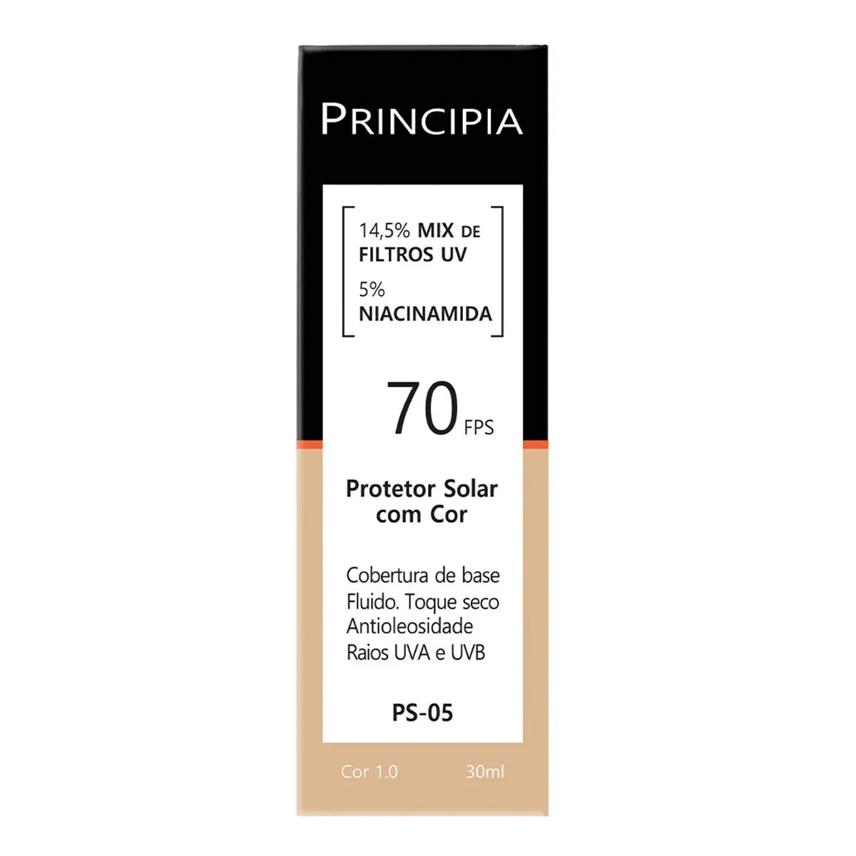 Protetor Solar Facial Principia Skincare Ps-05 14,5% Mix de Filtros Uv + 5% Niacinamida FPS 70 Cor 1.0 30ml — Principia | Farmácia Resyla