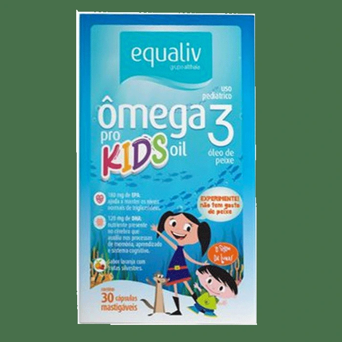 Ômega 3 Kids Show da Luna 30 comprimidos mastigáveis Equaliv — Equaliv | Farmácia Resyla