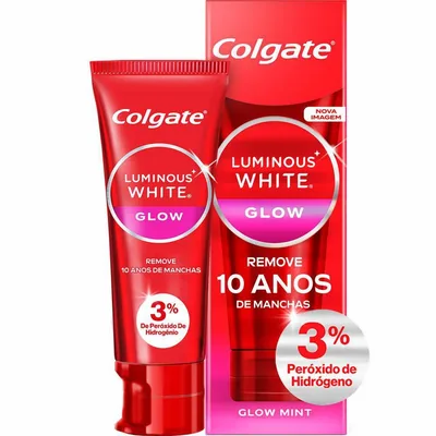 Creme Dental Colgate Luminous White Glow Clareador 70g — Colgate | Farmácia Resyla