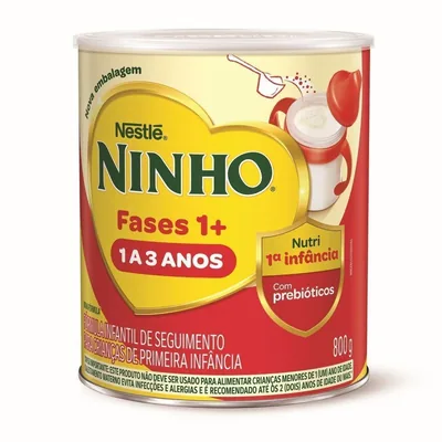 Fórmula Infantil Ninho Primeira Infância 1 a 3 Anos Nutri Fases 1+ 800g — Ninho | Farmácia Resyla