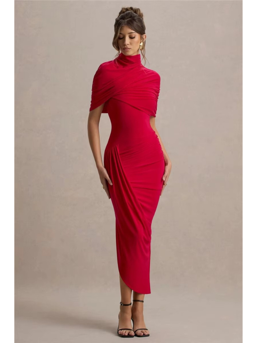 Vestido Longo Assimétrico