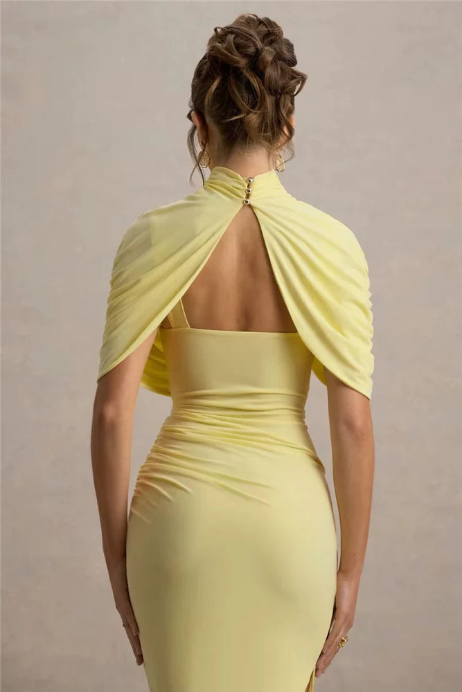 Vestido Longo Assimétrico