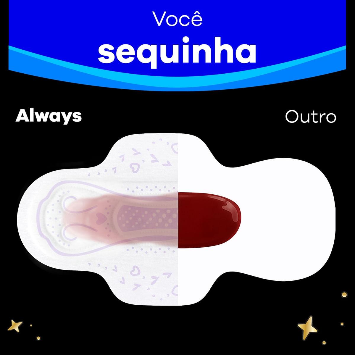 Absorvente Always Noite Ultra Suave com Abas Fluxo Intenso 32 Unidades — imagem 3 | Farmácia Resyla