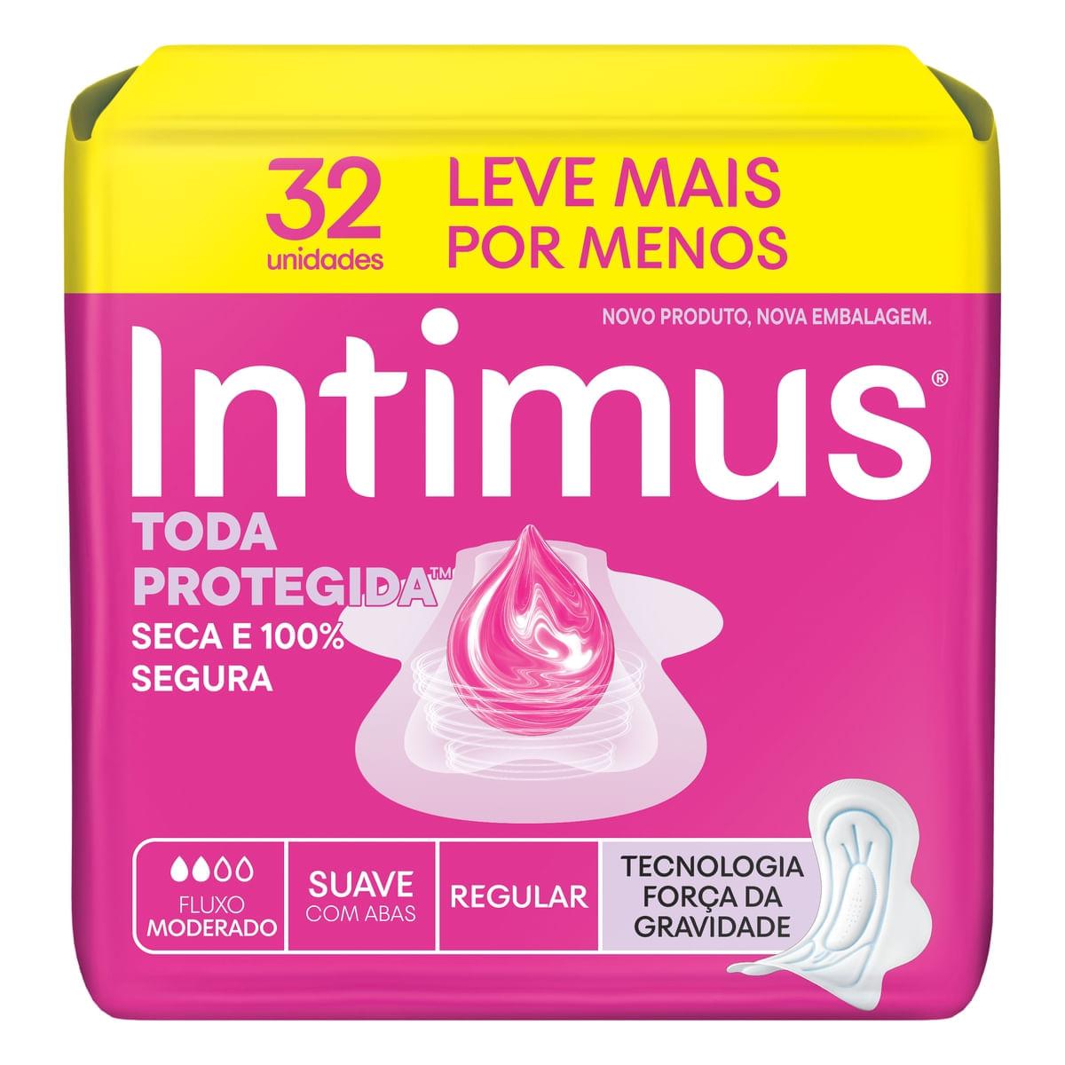Absorvente Intimus Toda Protegida Dia Suave Com abas - 32 un — Intimus | Farmácia Resyla