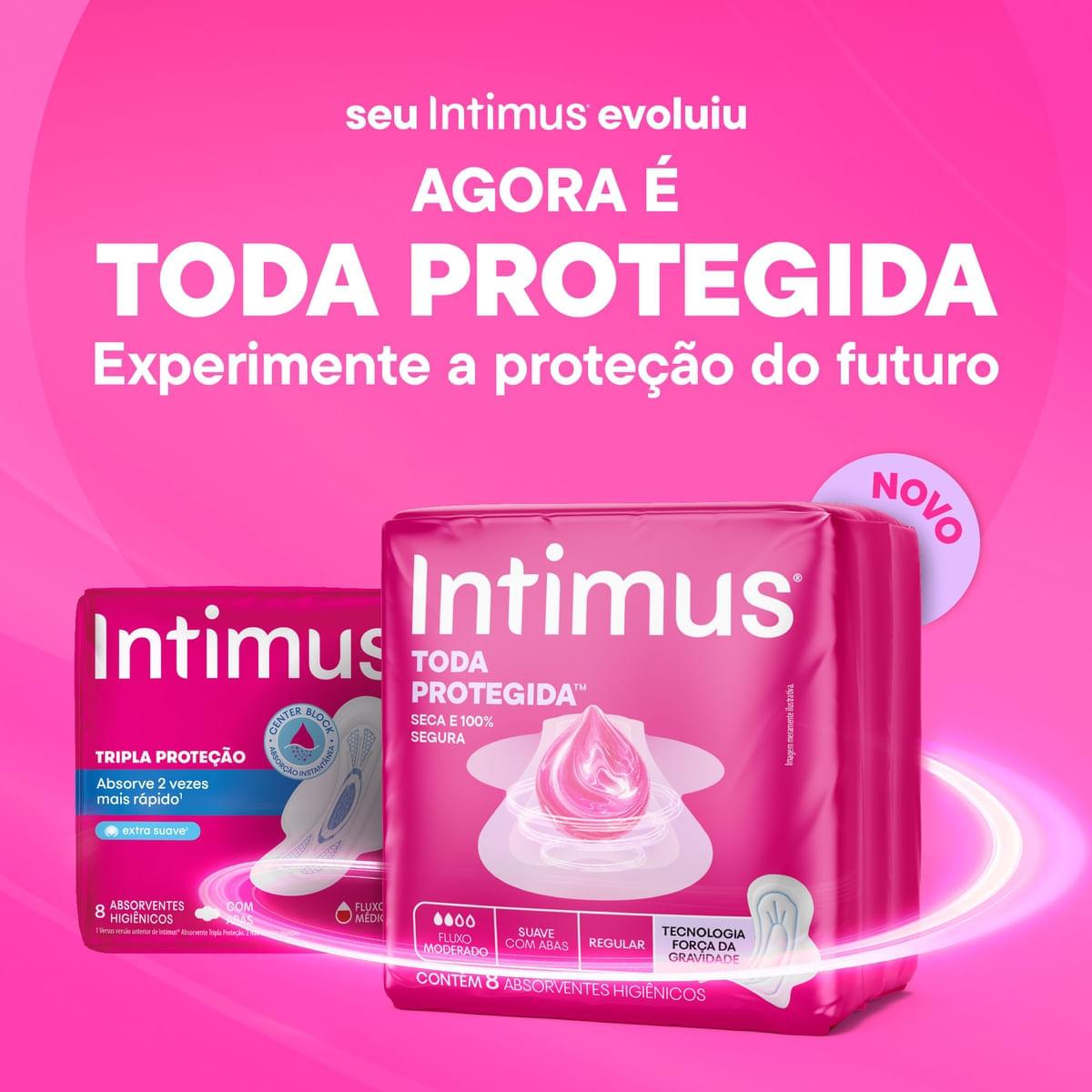 Absorvente Intimus Toda Protegida Dia Suave Com abas - 32 un — imagem 2 | Farmácia Resyla