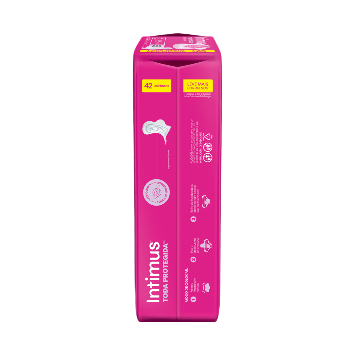 Absorvente Intimus Toda Protegida Dia Suave Com abas - 42 un — imagem 2 | Farmácia Resyla