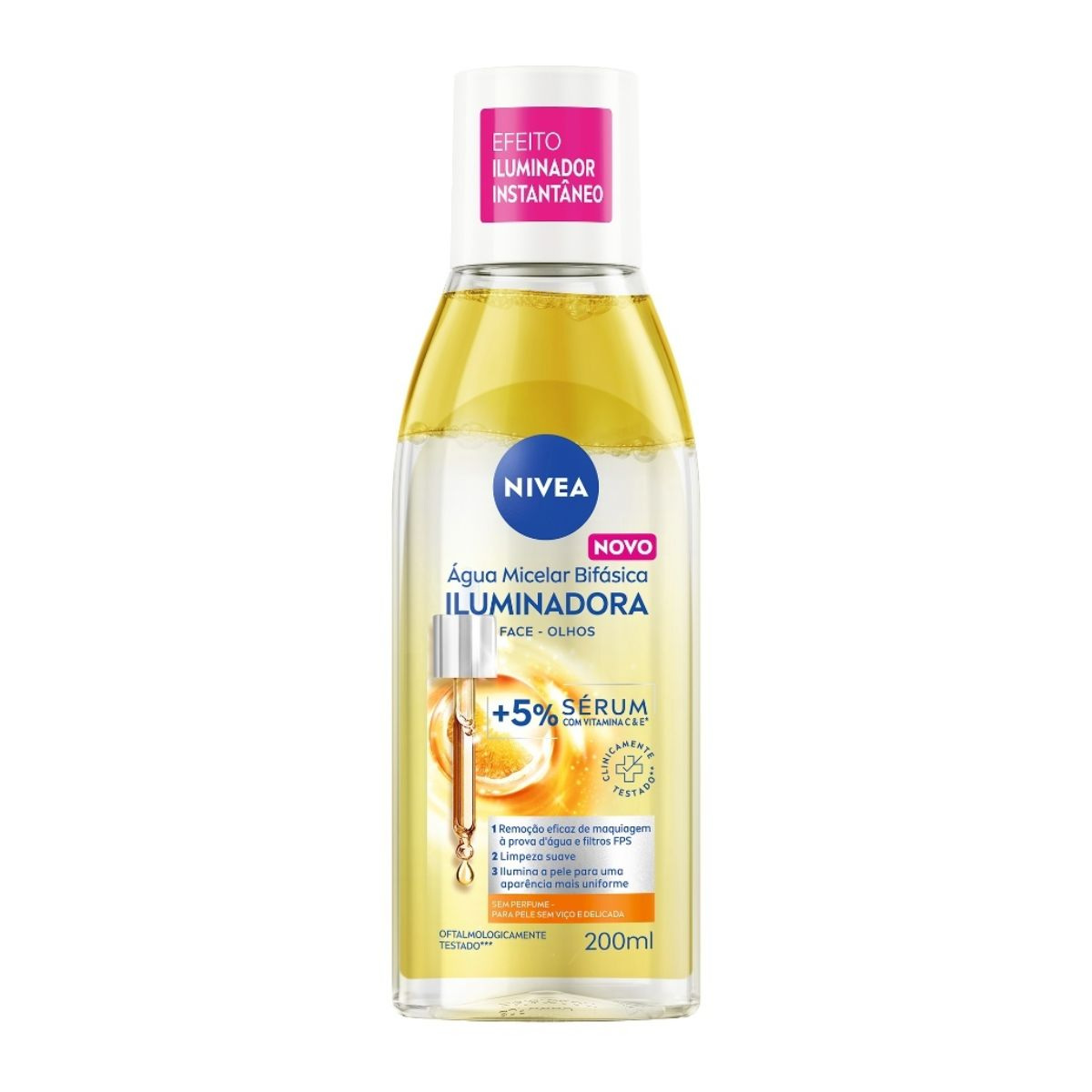 Água Micelar Bifásica Nivea Iluminadora 200ml — Nivea | Farmácia Resyla