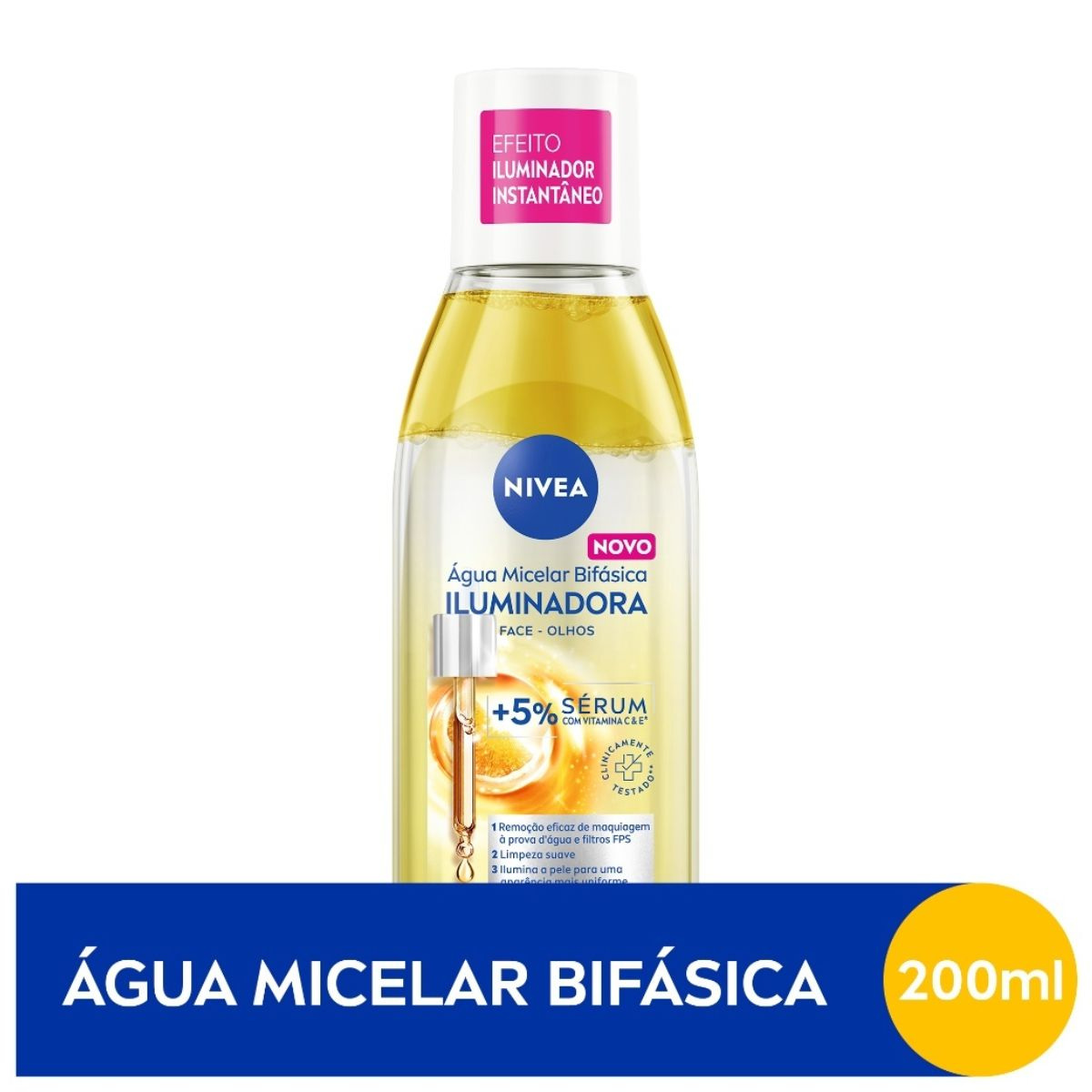Água Micelar Bifásica Nivea Iluminadora 200ml — imagem 2 | Farmácia Resyla