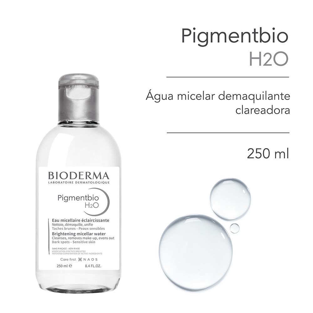Água Micelar Bioderma Pigmentbio H2O Clareadora 250ml — imagem 2 | Farmácia Resyla