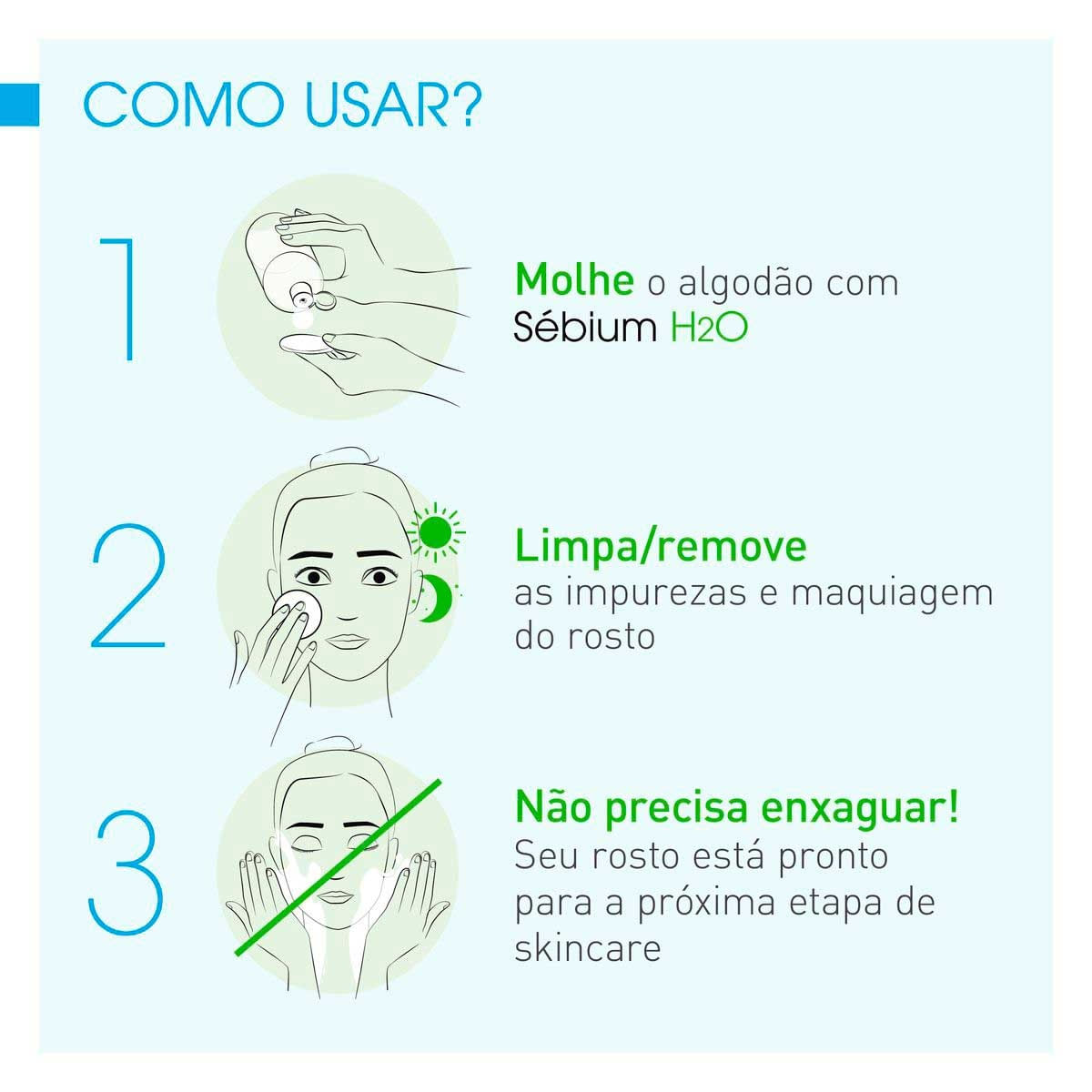 Água Micelar Bioderma Sébium H2O 100ml 2 Unidades — imagem 3 | Farmácia Resyla
