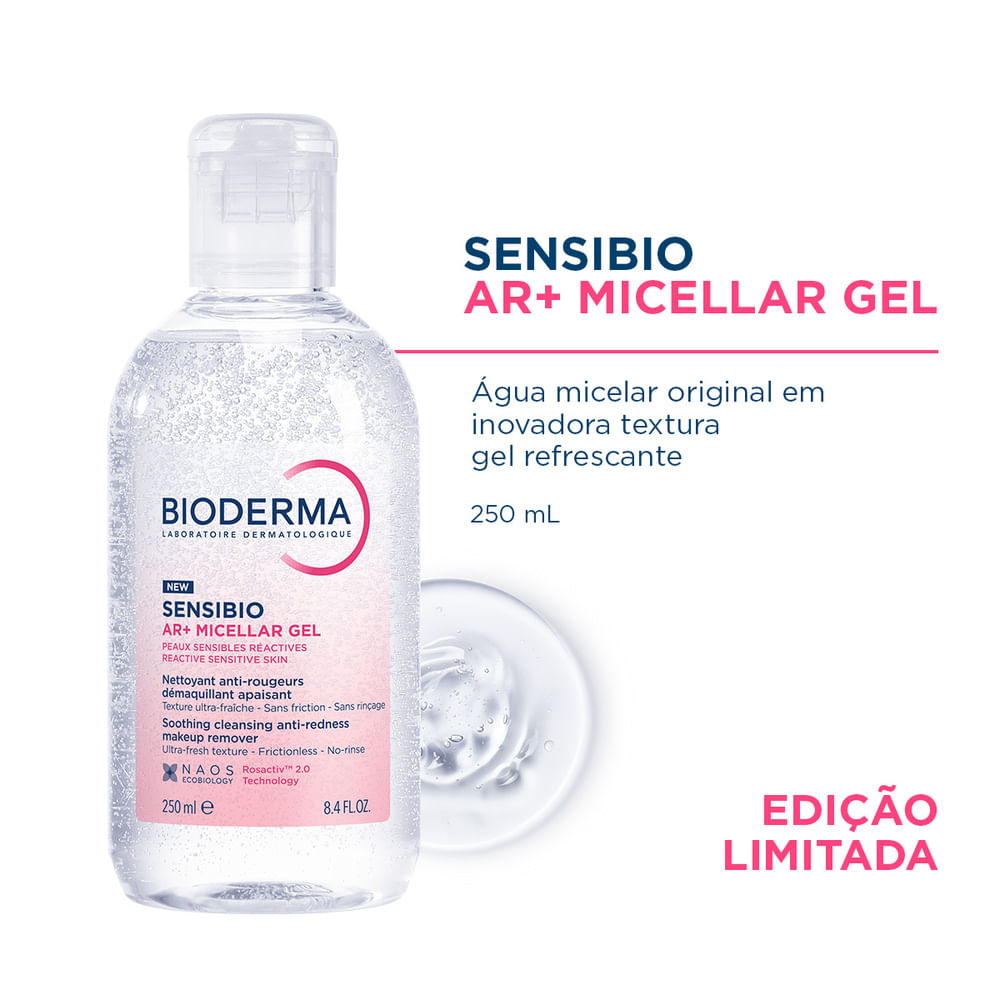 Água Micelar Bioderma Sensibio Ar+micellar Gel 250ml — imagem 2 | Farmácia Resyla