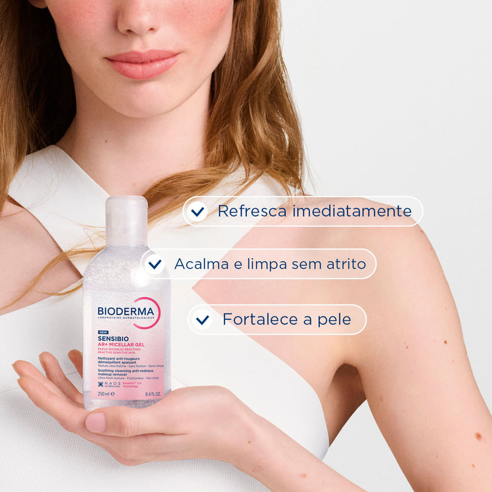 Água Micelar Bioderma Sensibio Ar+micellar Gel 250ml — imagem 3 | Farmácia Resyla