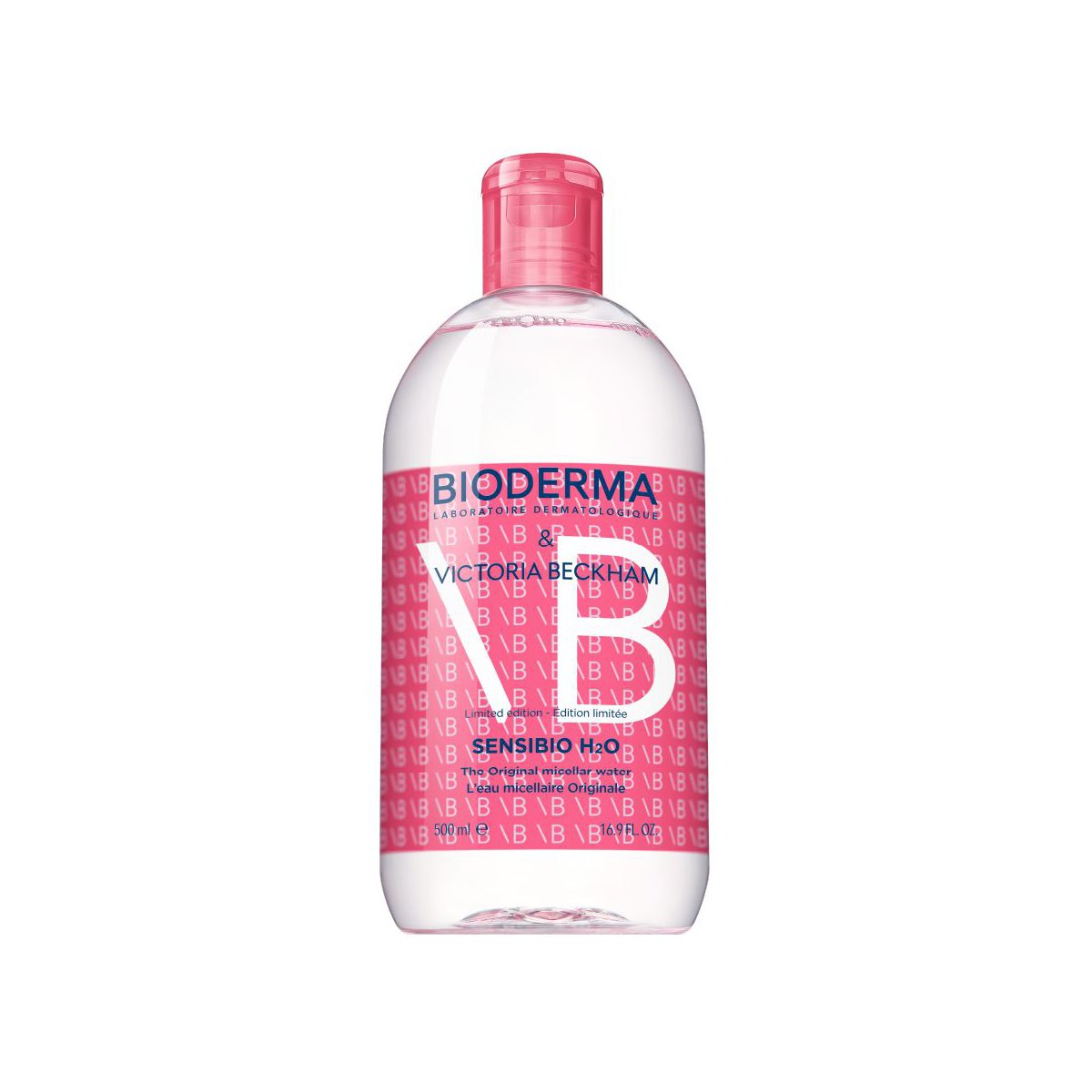 Água Micelar Bioderma Sensibio Calmante H2O Victoria Beckham 500ml — Bioderma | Farmácia Resyla