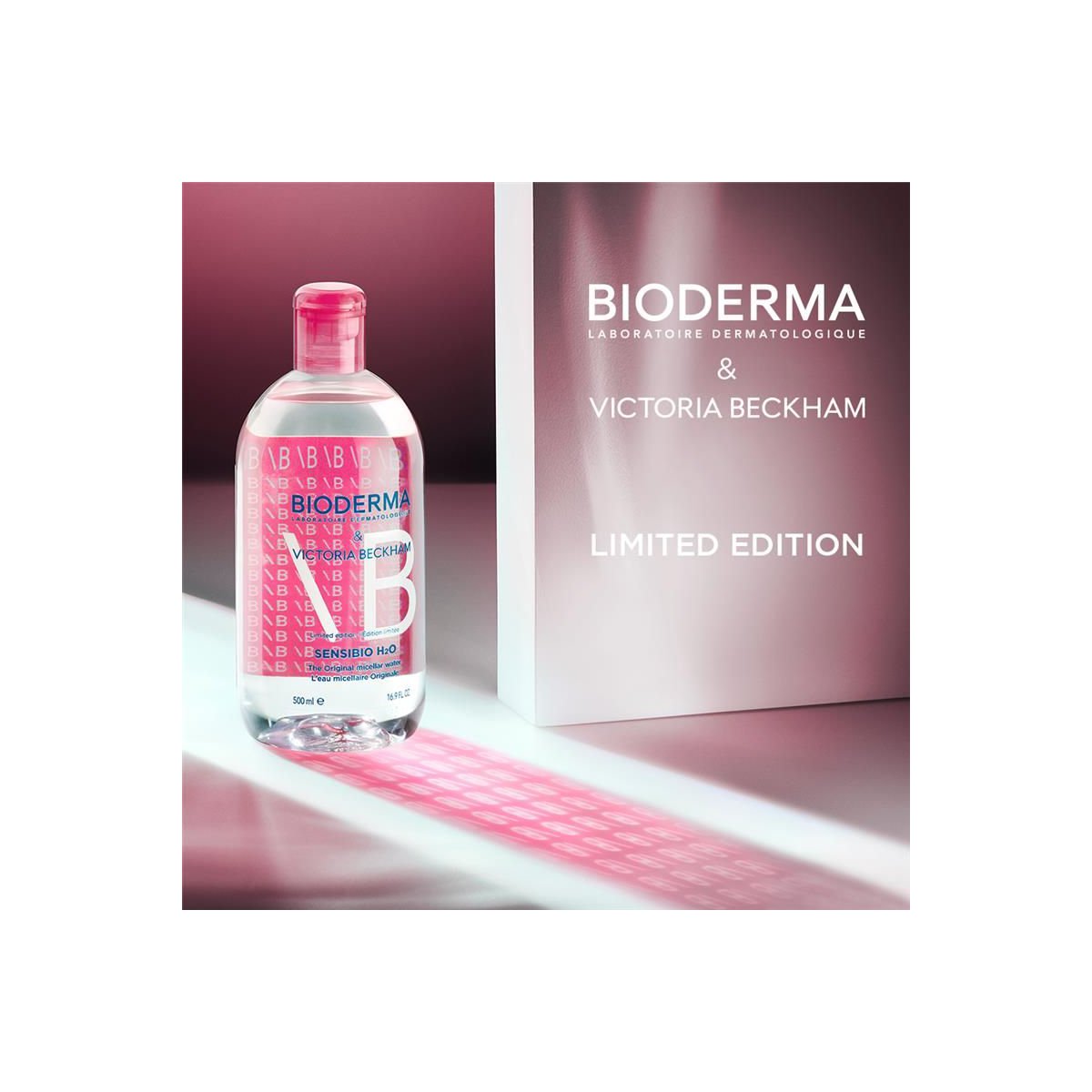 Água Micelar Bioderma Sensibio Calmante H2O Victoria Beckham 500ml — imagem 2 | Farmácia Resyla
