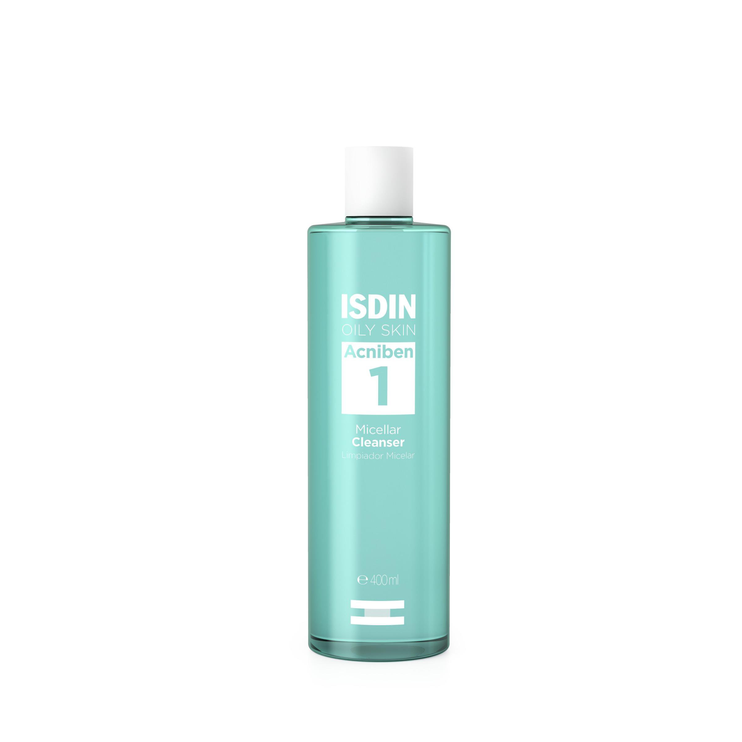 Água Micelar Isdin Oil Skin Acniben Cleanser 400ml — Isdin | Farmácia Resyla