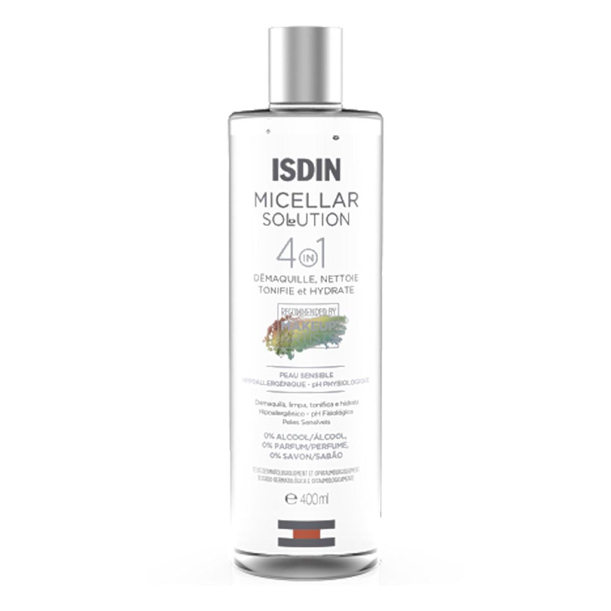 Água Micelar Limpeza Facial ISDIN Micellar Solution 400ml — Isdin | Farmácia Resyla