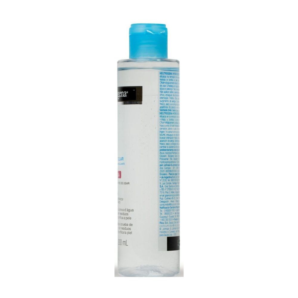 Água Micelar Neutrogena Hydro Boost Bifásica Ácido Hialurônico 200ml — imagem 4 | Farmácia Resyla