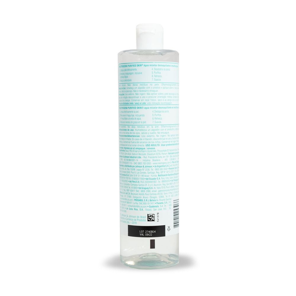 Água Micelar Neutrogena Purified Skin 400ml — imagem 3 | Farmácia Resyla