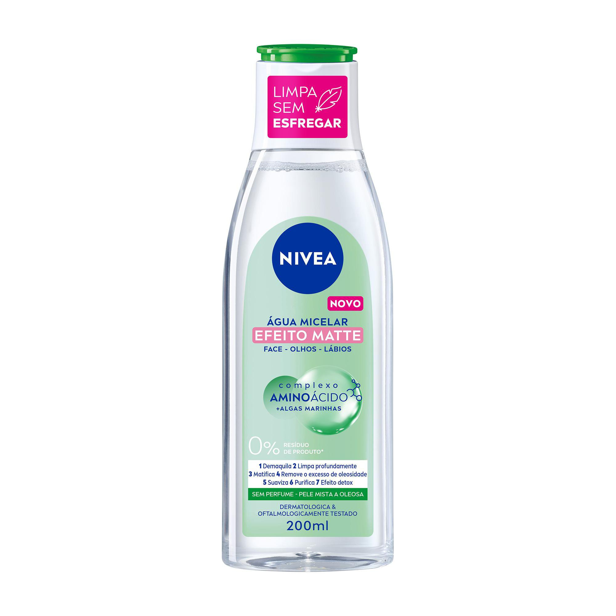 Água Micelar Nivea MicellAir 7 em 1 Efeito Matte 200ml — Nivea | Farmácia Resyla