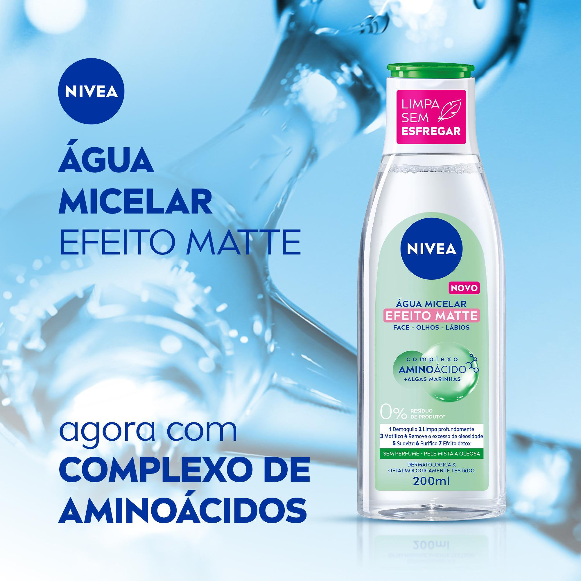 Água Micelar Nivea MicellAir 7 em 1 Efeito Matte 200ml — imagem 4 | Farmácia Resyla