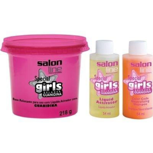Alisante S Line Special Girls Relaxer Guanidina 218g — Salon Line | Farmácia Resyla