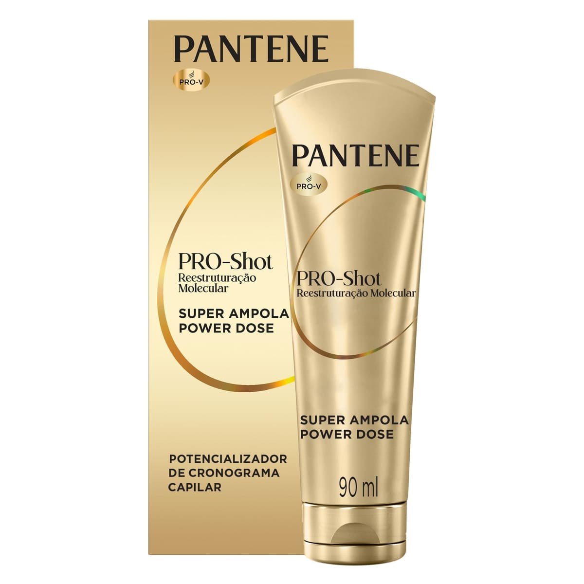 Ampola Capilar Pantene Pro-Shot Reestruturação Molecular 90ml — Pantene | Farmácia Resyla