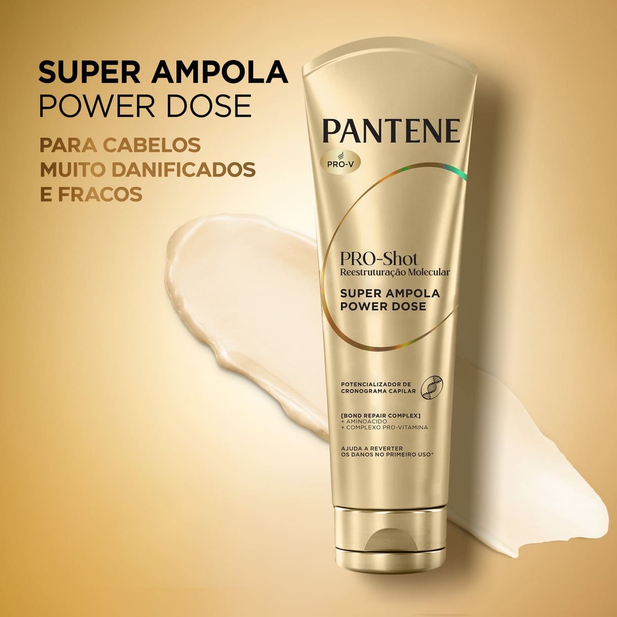 Ampola Capilar Pantene Pro-Shot Reestruturação Molecular 90ml — imagem 2 | Farmácia Resyla