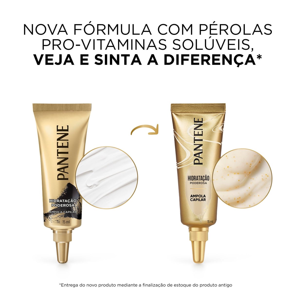 Ampola de Tratamento Pantene Pro-V Hidratação Poderosa Pérolas 15ml 3 Unidades — imagem 2 | Farmácia Resyla