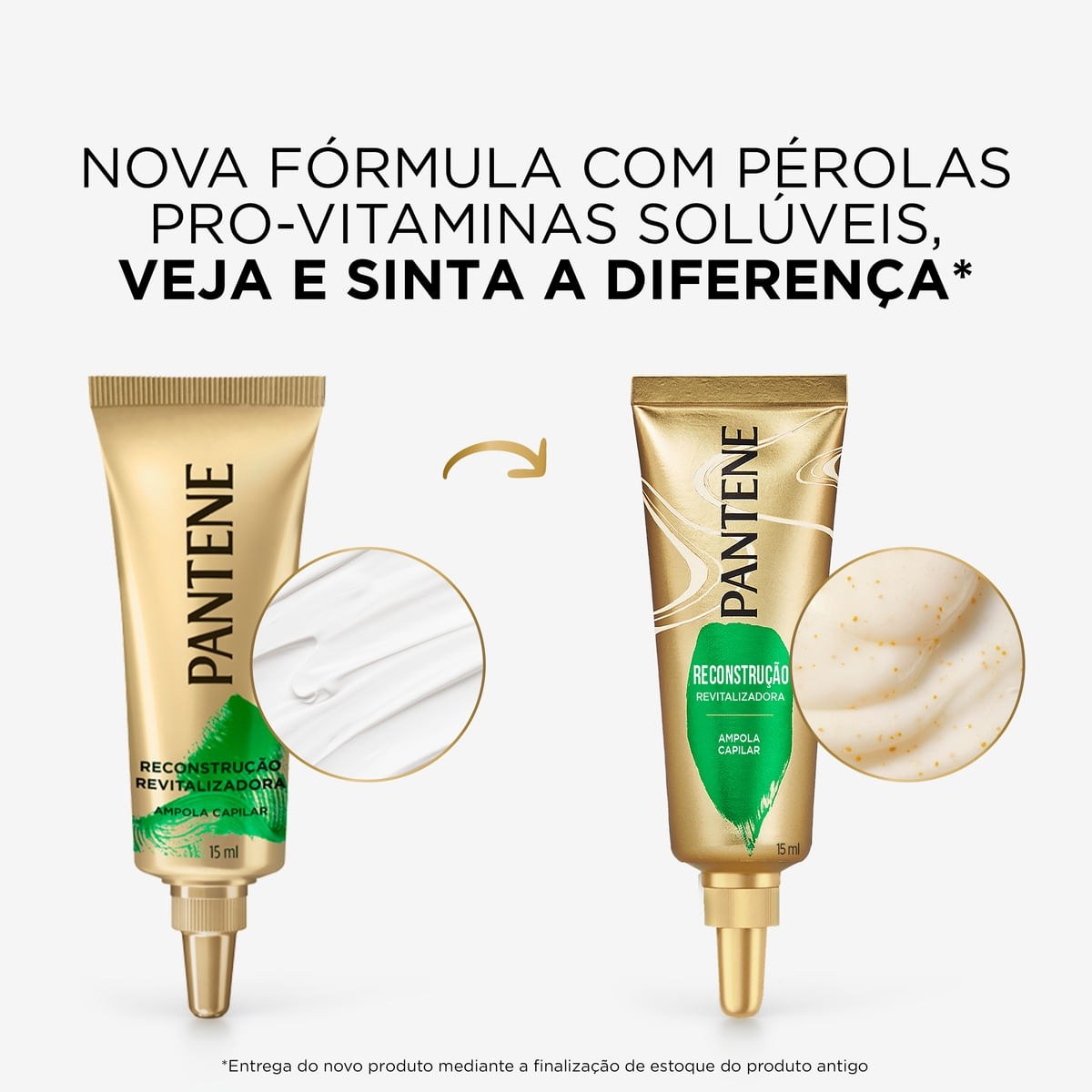 Ampola de Tratamento Pantene Pro-V Reconstrução Revitalizadora Pérolas 15ml 3 Unidades — imagem 2 | Farmácia Resyla
