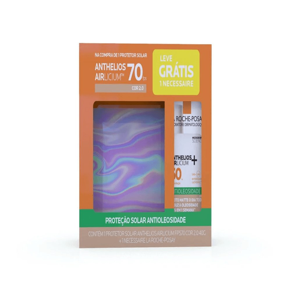 Anthelios Airlicium Fps70 Cor 2.0 40g Gratis Necessaire La Roche Posay — La Roche-Posay | Farmácia Resyla