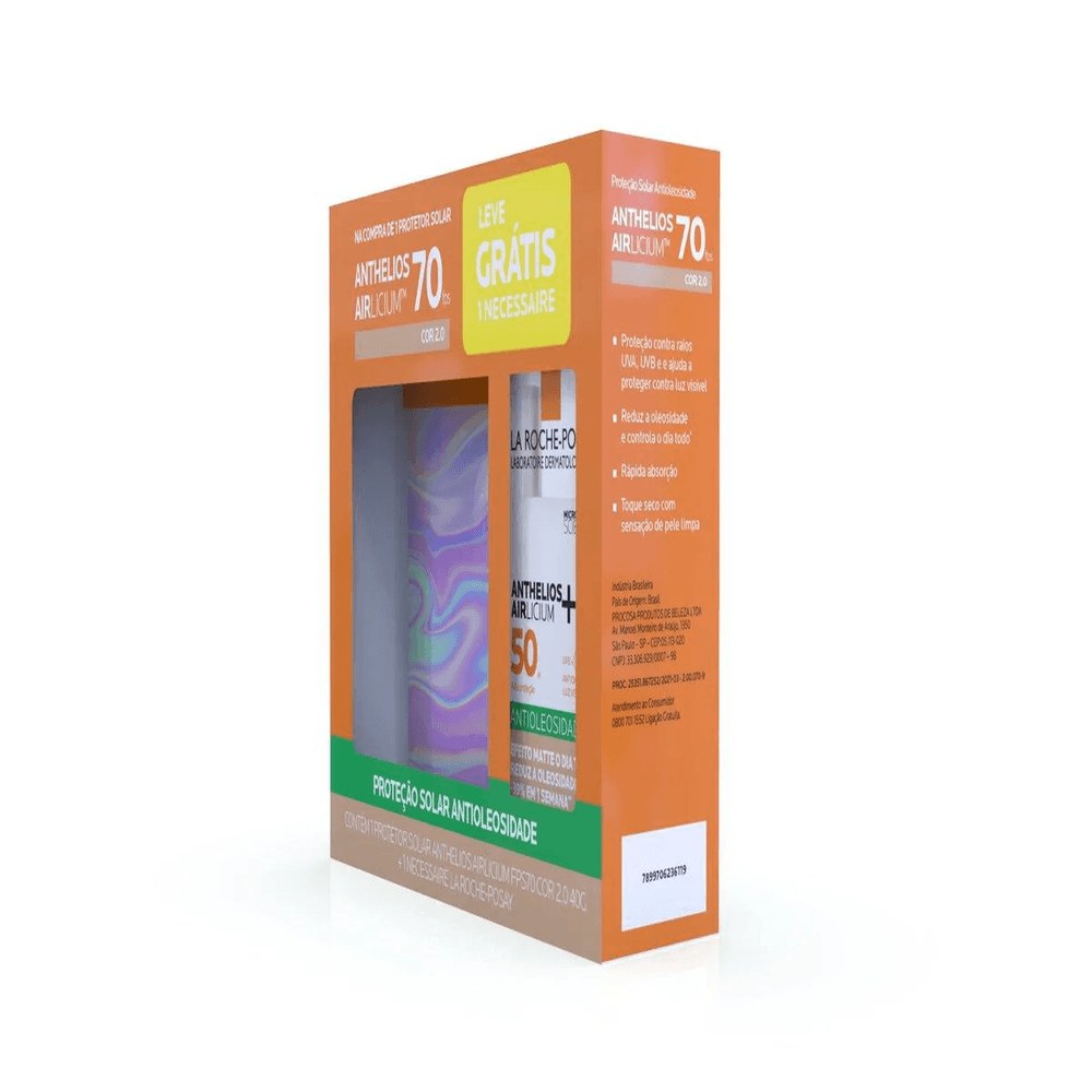 Anthelios Airlicium Fps70 Cor 2.0 40g Gratis Necessaire La Roche Posay — imagem 3 | Farmácia Resyla