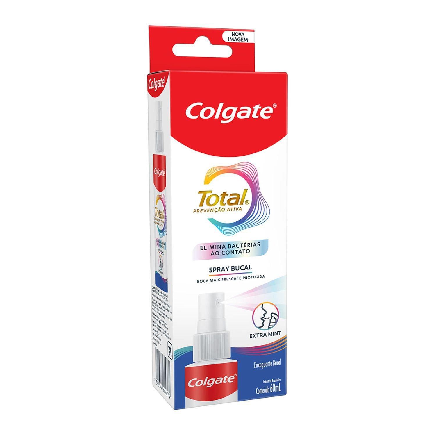 Antisséptico Bucal Colgate Total 12 Prevenção Ativa Sem Álcool Sabor Extra Mint Spray 60ml — imagem 2 | Farmácia Resyla