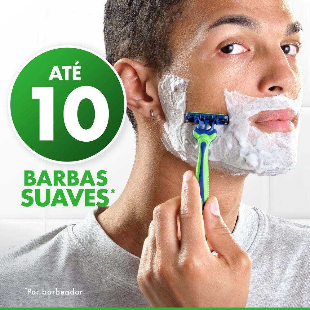Aparelho de Barbear Descartável Gillette Prestobarba 3 Sensitive 4 Unidades — imagem 3 | Farmácia Resyla
