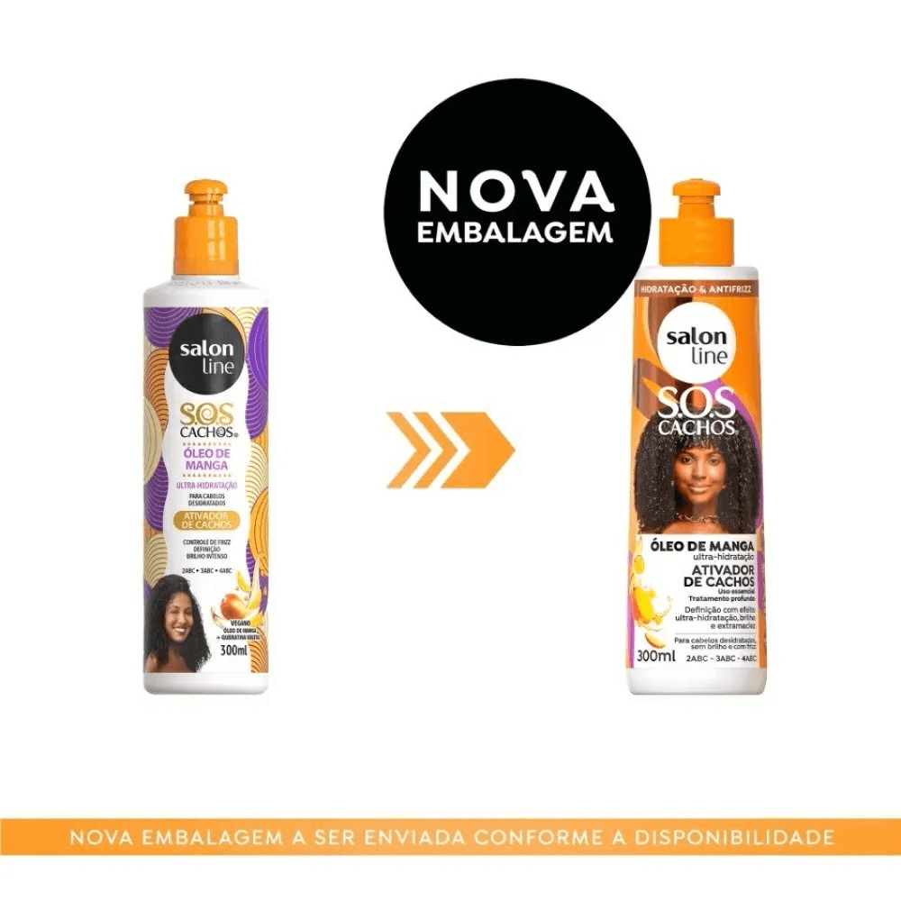 Ativador de Cachos Salon Line SOS Cachos Óleo de Manga 300ml — imagem 3 | Farmácia Resyla