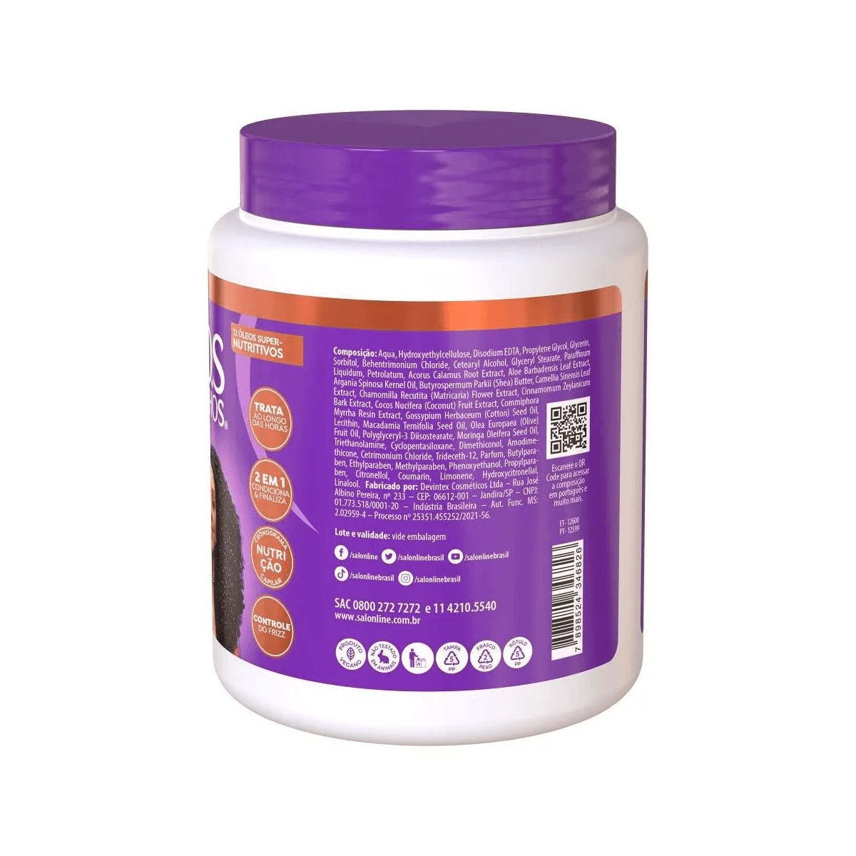 Ativador de Cachos Salon Line SOS Cachos Super Óleos 1kg — imagem 2 | Farmácia Resyla