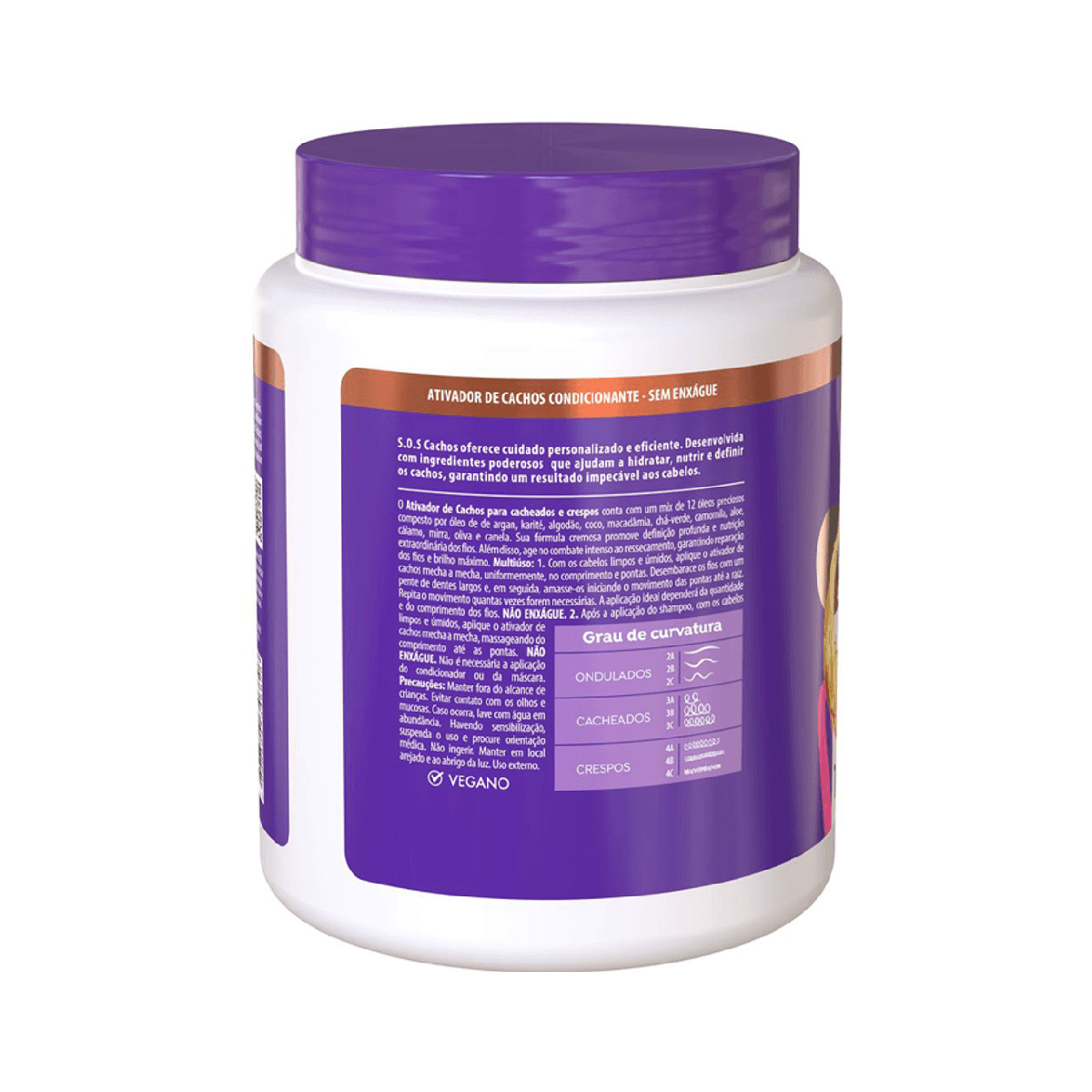 Ativador de Cachos Salon Line SOS Cachos Super Óleos 1kg — imagem 3 | Farmácia Resyla
