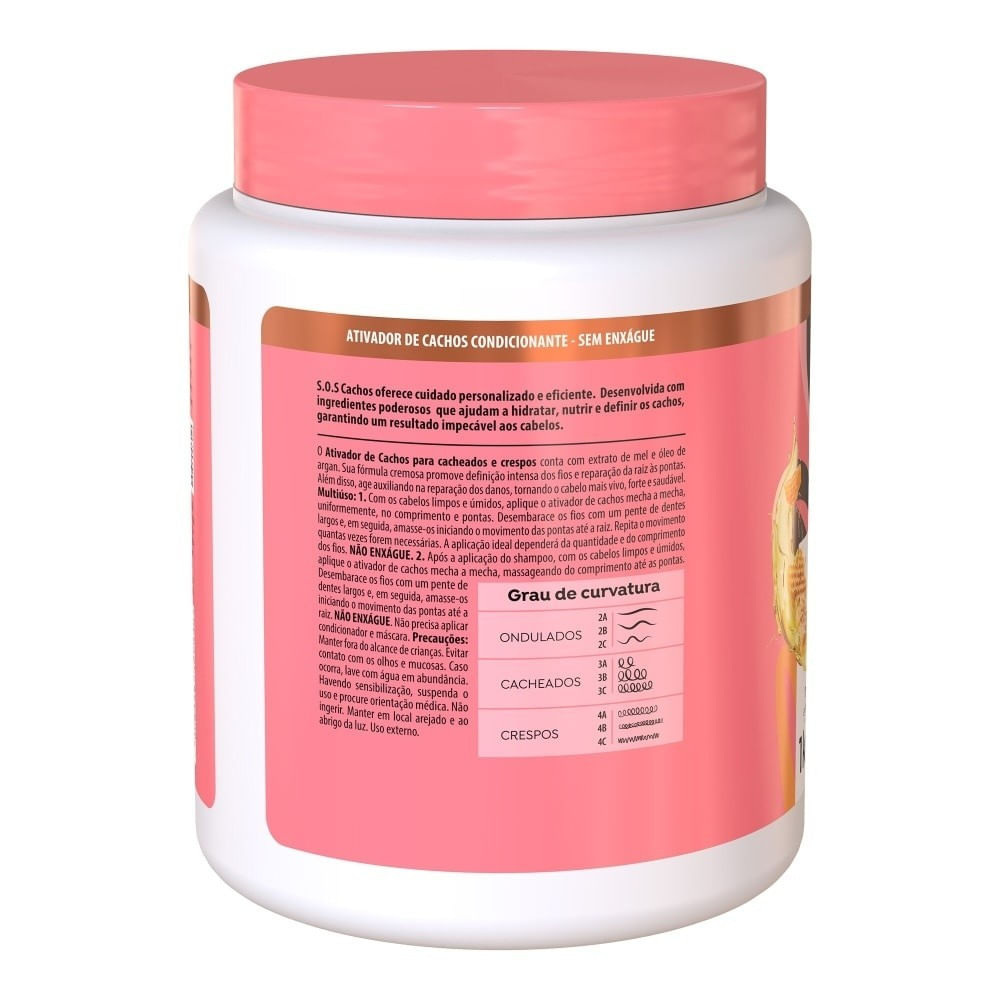 Ativador Salon Line SOS Mel e Óleo de Argan - 1kg — imagem 2 | Farmácia Resyla