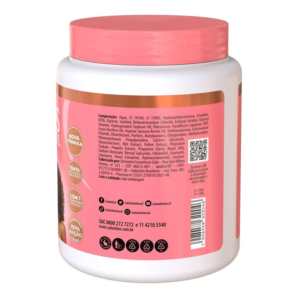 Ativador Salon Line SOS Mel e Óleo de Argan - 1kg — imagem 3 | Farmácia Resyla