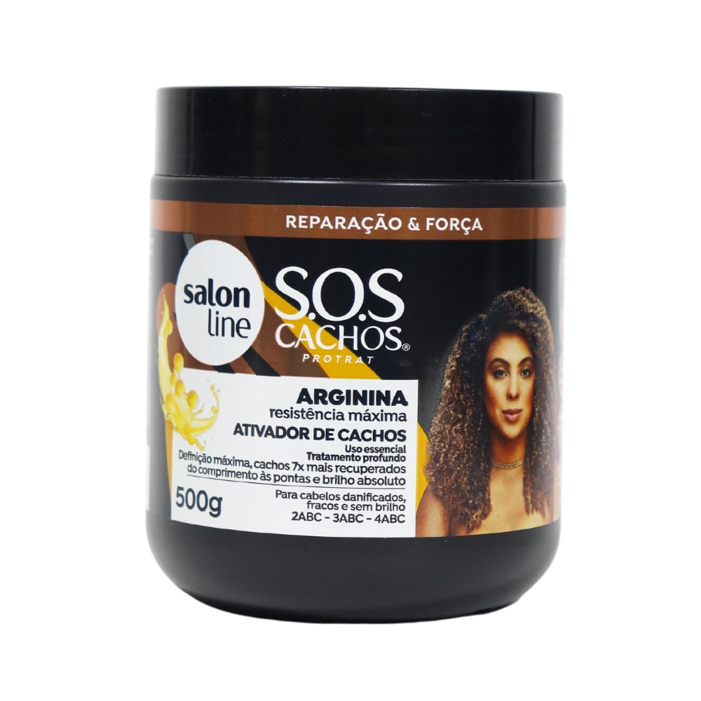 Ativador Sos Cachos Arginina +Reconstruídos Salon Line 500g — Salon Line | Farmácia Resyla