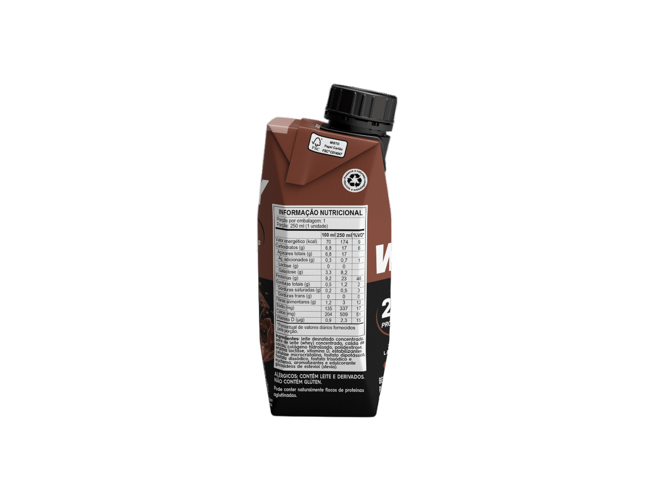 Bebida Proteica Pro Force 23g Cacau Zero Lactose 250ml — imagem 4 | Farmácia Resyla