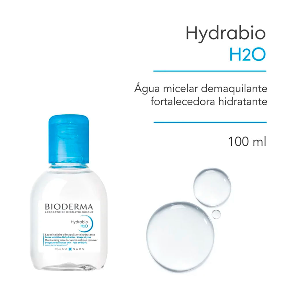 Bioderma Hydrabio H2O Água Micelar 100ml — imagem 2 | Farmácia Resyla